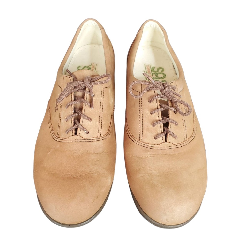 SAS Oxford Tripad Comfort Suede Leather Lace‎ Up Shoes Brown Womens 9 N